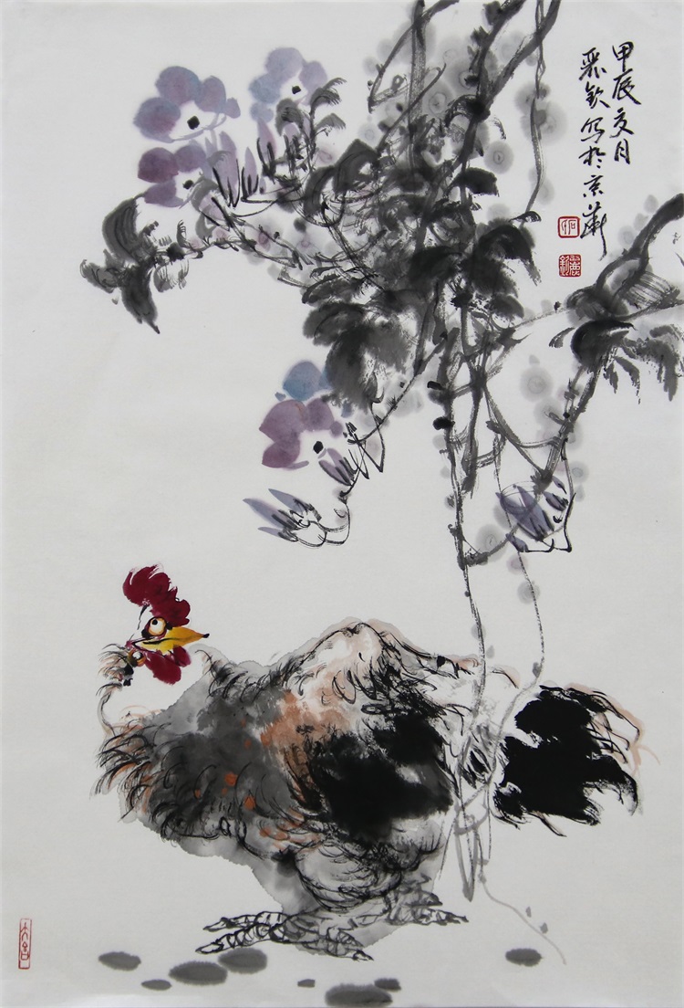 公鸡牵牛花 四尺三裁.JPG